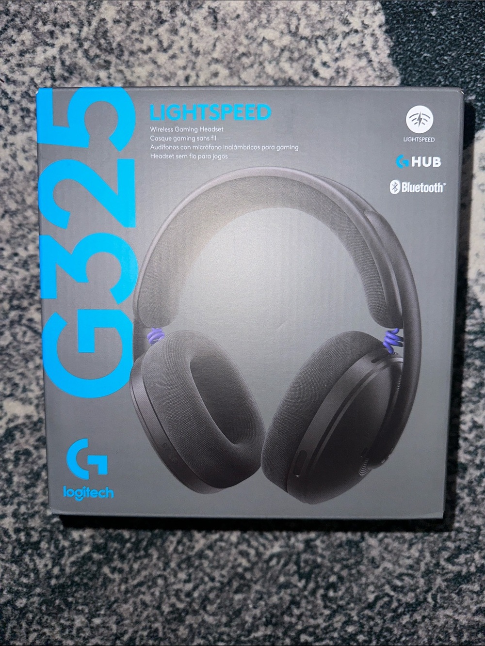 Logitech G332 Wireless Gaming Headset in Black with Blue Accents
